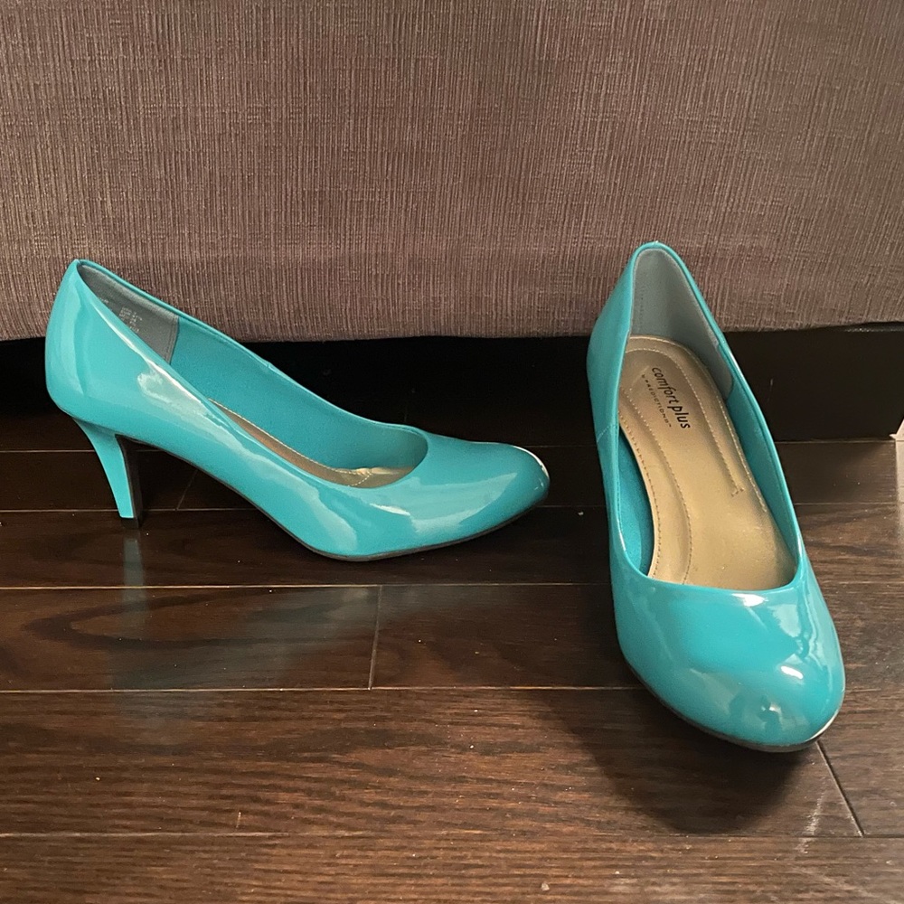 Bright Blue Heels